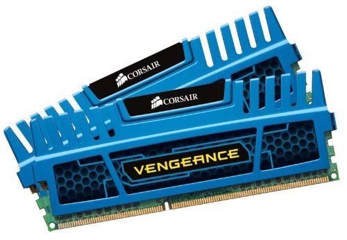 5052180410181 - CORSAIR VENGEANCE BLUE 4GB (2X2GB) DDR3 1600 MHZ (PC3 12800) DESKTOP MEMORY (CMZ4GX3M2A1600C9B)