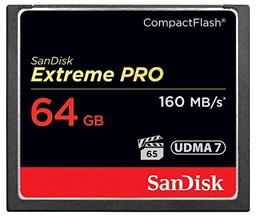 5052183654674 - SANDISK EXTREME PRO 64GB COMPACT FLASH MEMORY CARD UDMA 7 SPEED UP TO 160MB/S- SDCFXPS-064G-X46 (LABEL MAY CHANGE)