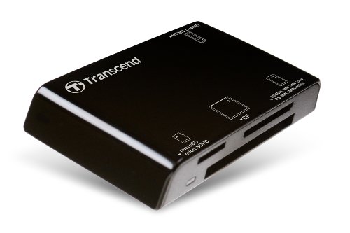 5052461793354 - TRANSCEND P8 15-IN-1 USB 2.0 FLASH MEMORY CARD READER TS-RDP8K (BLACK)