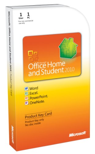 5052584401259 - MICROSOFT OFFICE HOME & STUDENT 2010 KEY CARD - 1PC/1USER