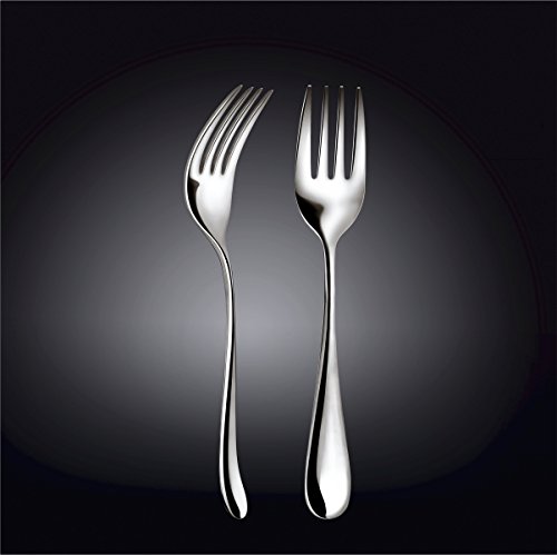 5052609011067 - WILMAX 999111 9 IN. SERVING FORK IN WHITE BOX PACKING44; PACK OF 144