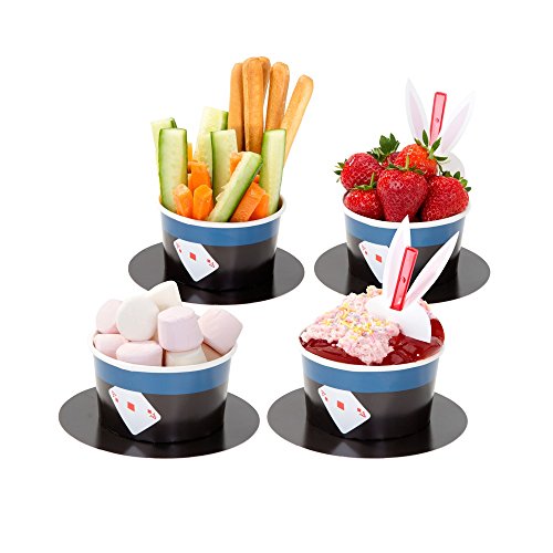 5052714049511 - TALKING TABLES MAGIC PARTY TREAT BOWLS TOPPERS AND SPOONS (6 PACK), MULTICOLOR