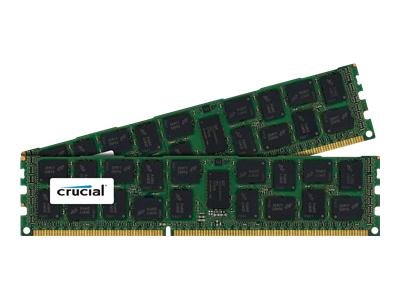 5052916611868 - CRUCIAL 32GB KIT (16GBX2) DDR3/DDR3L-1600 MT/S (PC3-12800) DR X4 RDIMM SERVER MEMORY CT2K16G3ERSLD4160B / CT2C16G3ERSLD4160B