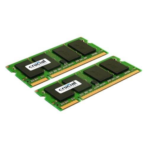 5052916643784 - CRUCIAL 4GB KIT (2GBX2) DDR2 800MHZ (PC2-6400) CL6 SODIMM 200-PIN NOTEBOOK MEMORY MODULES CT2KIT25664AC800