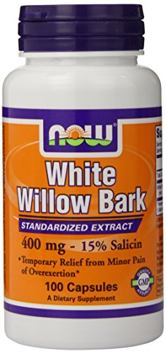 5052958203021 - NOW FOODS WHITE WILLOW BARK 400MG, 100 CAPSULES