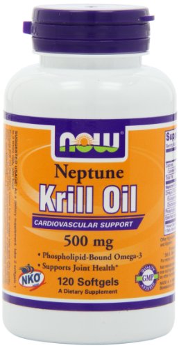 5052958321947 - NOW FOODS NEPTUNE KRILL OIL 500MG, 120 SOFTGELS,