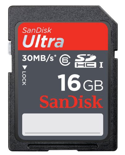 5053313878083 - SANDISK ULTRA 16GB SDHC CLASS 6 FLASH MEMORY CARD SPEED UP TO 30MB/S- SDSDH-016G-U46