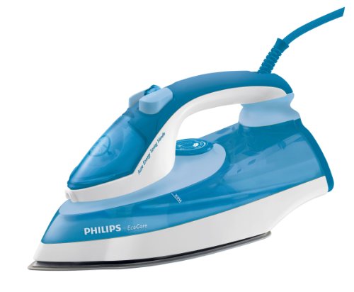 5053460491982 - PHILIPS STEAM IRON WITH GC3721/02 ECOCARE, BLUE / WHITE