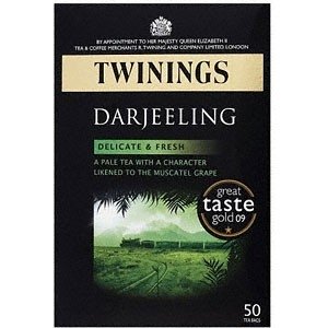 5053676280400 - TWININGS(UK) DARJEELING 50 TEA BAGS