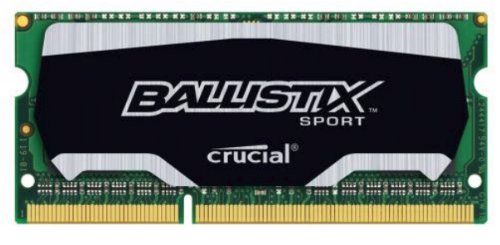 5054230708606 - CRUCIAL BALLISTIX SPORT 4GB SINGLE DDR3 1866 MT/S (PC3-12800) SODIMM 204-PIN MEM