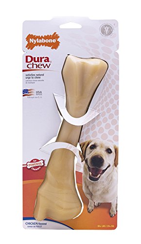 5054251012478 - NYLABONE BIG CHEW MONSTER CHICKEN FLAVORED DURABLE TOY BONE FOR LARGE BREEDS