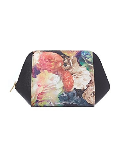 5054315125373 - TED BAKER LONDON WOMENS JAQUIE COSMETIC CASE WASH BAG (BLACK)