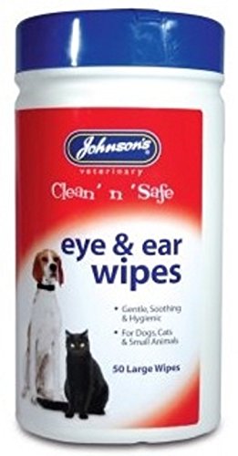 5054480175852 - JOHNSONS VETERINARY PRODUCTS EAR AND EYE WIPES