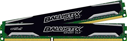 5054484232117 - CRUCIAL BALLISTIX SPORT 8GB KIT (4GBX2) DDR3-1600 VERY LOW PROFILE UDIMM MEMORY MODULES BLS2K4G3D1609ES2LX0/BLS2C4G3D1609ES2LX0