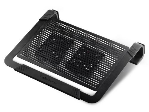 5054484250005 - COOLER MASTER NOTEPAL U2 PLUS - LAPTOP COOLING PAD WITH 2 MOVABLE HIGH PERFORMANCE FANS (BLACK)