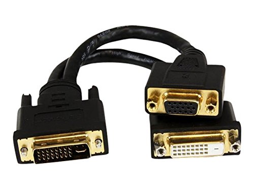 5054484649847 - STARTECH.COM 8IN WYSE DVI SPLITTER CABLE - DVI-I TO DVI-D AND VGA - M/F - COMPARABLE TO WYSE DVI Y-CABLE
