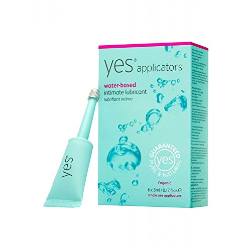 5054515306626 - YES PERSONAL LUBRICANTS WATER BASED FORMULA| ORGANIC INTIMATE LUBRICANT & VAGINAL MOISTURIZER - DISCREET APPLICATORS