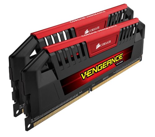 5054531165382 - CORSAIR VENGEANCE PRO SERIES - 16GB (2 X 8GB) DDR3 DRAM 1866MHZ C9 MEMORY KIT (CMY16GX3M2A1866C9R)(RED)