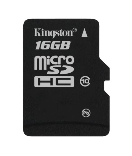 5054531281891 - KINGSTON 16 GB CLASS 10 MICROSD FLASH CARD SDC10/16GBSP