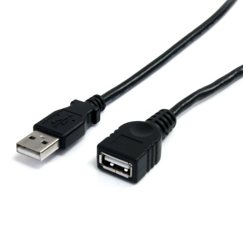 5054533166509 - STARTECH.COM 6 FT BLACK USB 2.0 EXTENSION CABLE A TO A - M/F (USBEXTAA6BK)