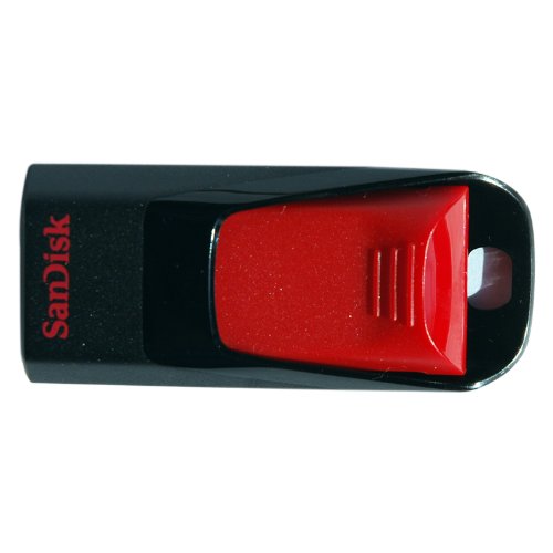 5054533331884 - SANDISK CRUZER EDGE 16GB USB 2.0 FLASH DRIVE, BLACK- SDCZ51-016G-B35