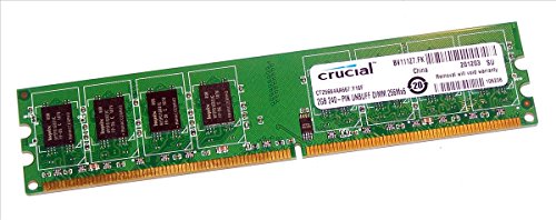 5054533441835 - CRUCIAL CT25664AA1067 2GB (1 X 2GB) 1066MHZ (PC2 8500) DDR2 NON-ECC 1.8V CL7 DESKTOP MEMORY