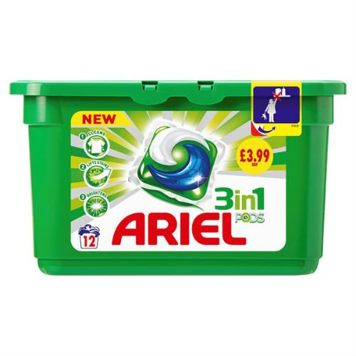 5054591046195 - ARIEL 3 IN 1 PODS REGULAR WASHING CAPSULES LIQUITABS 12 WASHES CASE OF 3 OTHERS