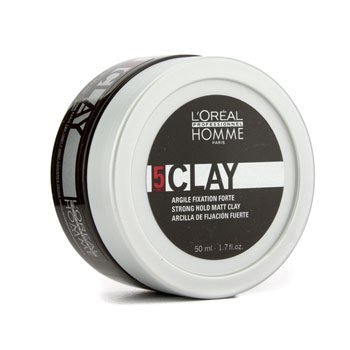 5054596143356 - HAIR CARE - L'OREAL - PROFESSIONNEL HOMME CLAY (STRONG HOLD MATT CLAY) 50ML/1.7OZ