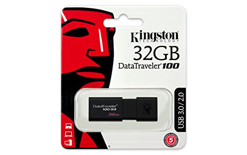 5054629324660 - KINGSTON DIGITAL 32GB 100 G3 USB 3.0 DATATRAVELER (DT100G3/32GB)