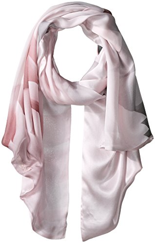 5054786378841 - TED BAKER LONDON WOMEN'S MAITA PORCELAIN ROSE LONG SCARF, NUDE PINK, ONE SIZE