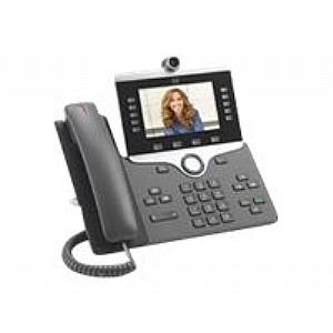 5054991167179 - CISCO 8865 IP PHONE - WIRED/WIRELESS - WALL MOUNTABLE - CHARCOAL - VOIP - IEEE 802.11A/B/G/N/AC - CALLER ID - SPEAKERPHONEENHANCED USER CONNECT LICENSE - 2 X NETWORK - USB - POE