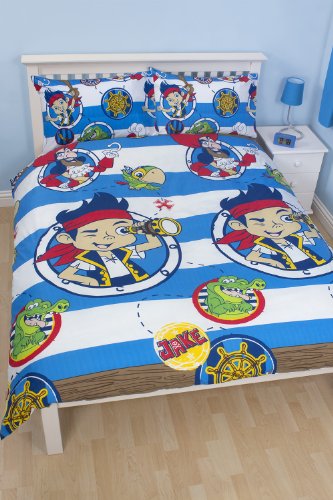 5055285339463 - DISNEY JAKE AND TNP DOUBLOONS DOUBLE ROTARY DUVET SET