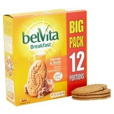 5055331081209 - BELVITA HONEY AND NUTS BISCUITS 600G X 2 PACK