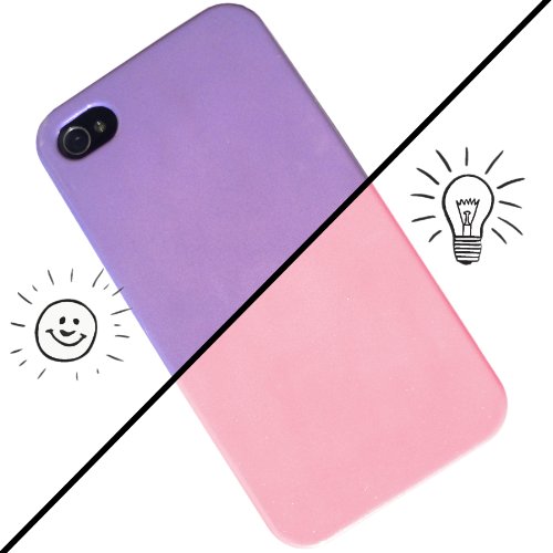 5055336694374 - ICHANGE IPHONE 4 CASE - PINK TO LILAC