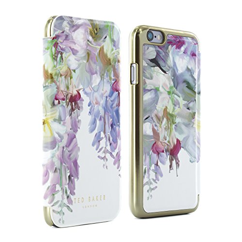 5055399658740 - OFFICIAL TED BAKER® SS16 APPLE IPHONE 6 / IPHONE 6S HARD SHELL BACK CASE / COVER FOR WOMEN, SNAP ON CASE FOR IPHONE 6S - ELEETA - WHITE / FLORAL