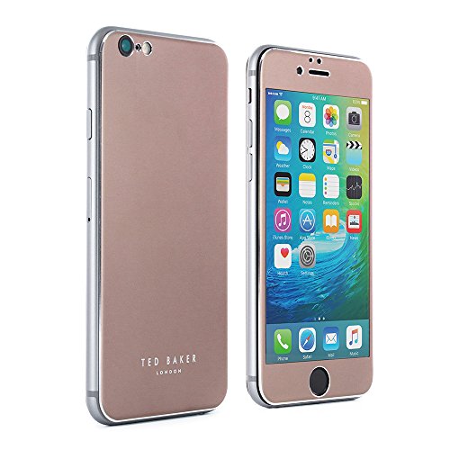 5055399658788 - OFFICIAL TED BAKER® SS16 IPHONE 6 / 6S CASE - FULL METAL WRAP BACK CASE / COVER IN METAL FOR APPLE IPHONE 6S AND IPHONE 6 - AJA - ROSE GOLD