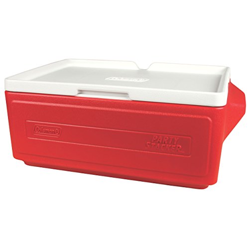 5055417811720 - COLEMAN 25-QUART PARTY STACKER COOLER, RED