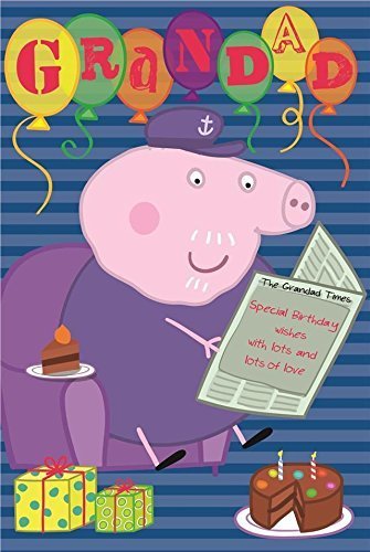 5055446788857 - PEPPA PIG GRANDAD BIRTHDAY CARD