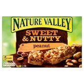 5055466153451 - NATURE VALLEY SWEET & NUTTY PEANUT 5 X 30G