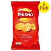 5055466157534 - BAKED WALKERS READY SALTED CRISPS 6 X 25G