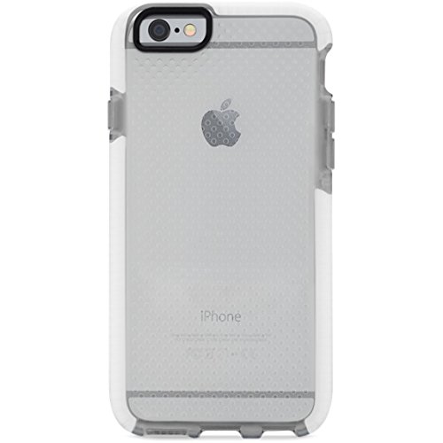 5055517342001 - TECH21 EVO MESH CASE (DROP PROTECTIVE) FOR IPHONE 6 (4.7) - CLEAR/WHITE