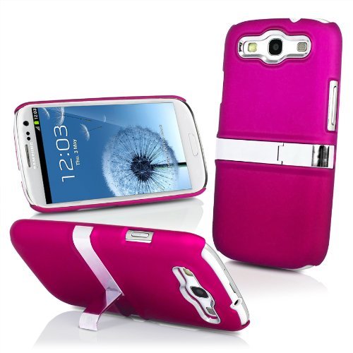 5055633300756 - IXIUM HS3 PINK HARD STAND CASE FOR SAMSUNG GALAXY S3 I9300