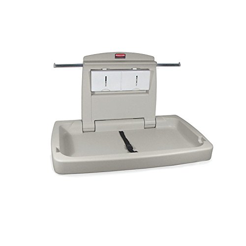 5055635000272 - RUBBERMAID COMMERCIAL FG781888 PLAT HORIZONTAL BABY CHANGING STATION, LIGHT PLATINUM