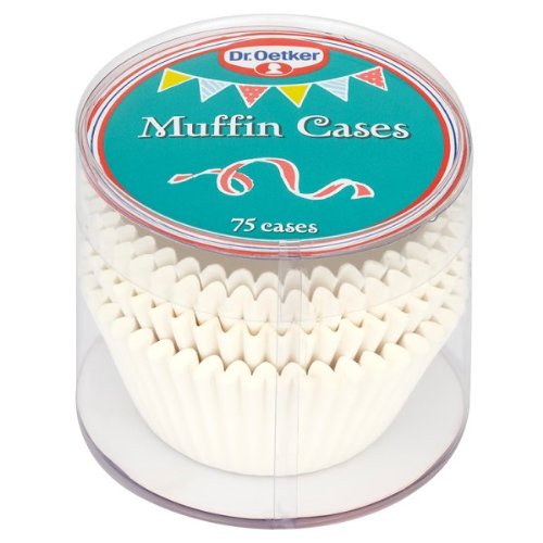 5055650303648 - DR. OETKER 12 X 75 WHITE MUFFIN CASES