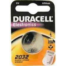 5055748119328 - GUILTY GADGETS - 1 X DURACELL CR2032 3V LITHIUM COIN CELL BATTERY 2032