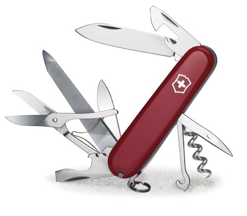 5055769693821 - VICTORINOX SWISS ARMY MOUNTAINEER POCKET KNIFE (RED)