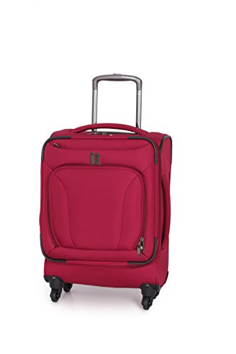 5055816300689 - IT LUGGAGE MEGA-LITE PREMIUM 22 INCH CARRY ON, RIO RED, ONE SIZE