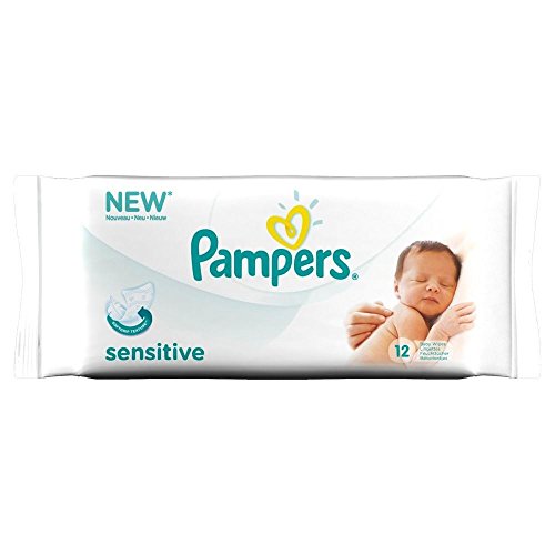 5055840692750 - PAMPERS SENSITIVE BABY WIPES TRAVEL PACK