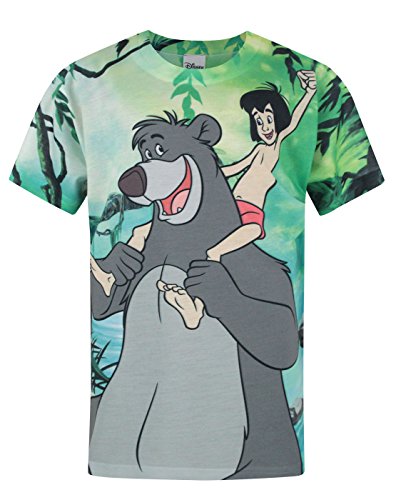 5055930196823 - OFFICIAL JUNGLE BOOK MOWGLI & BALOO SUBLIMATION BOY'S T-SHIRT (11-12 YEARS)
