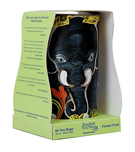 5055963104796 - ENGLISH TEA SHOP - ELEPHANTEA - FOREST FRUIT - 60 TEA BAGS - 90G (CASE OF 6)